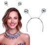 GP23103 – 70s Disco Antennenhaarreif – Farbe: Silber