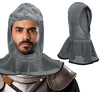GP23109 – Mittelalter Ritter Kapuze Helm Look – Farbe: Grau