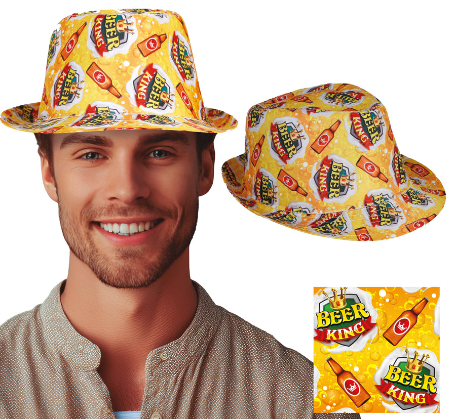 Beer King Gangsterhut für Erwachsene Fedora