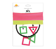 80er Jahre Accessoire Set für Damen 5 teilig, Bild 4