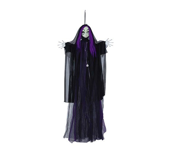 GP24020 – Hexen Dekoration Halloween Figur – Farbe: Schwarz