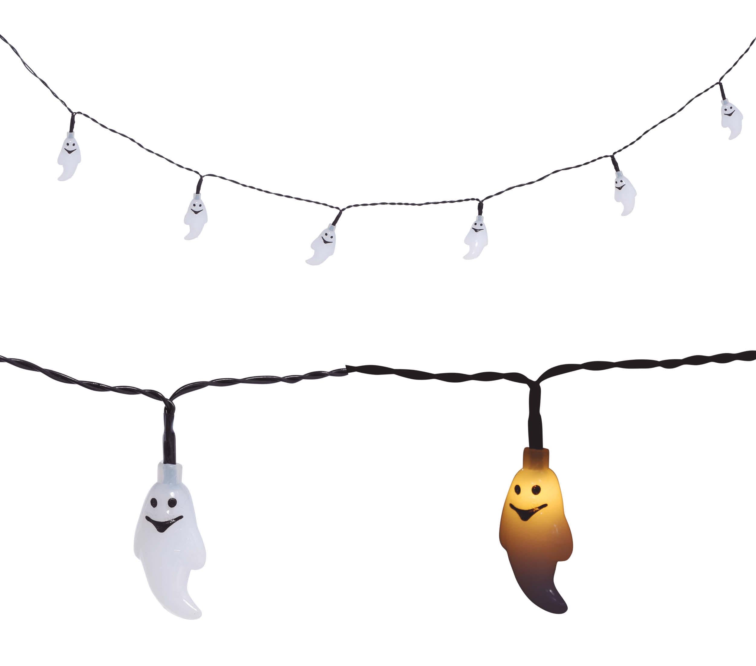 GP24098 – Gespenst Halloween Deko Girlande – Farbe: Orange