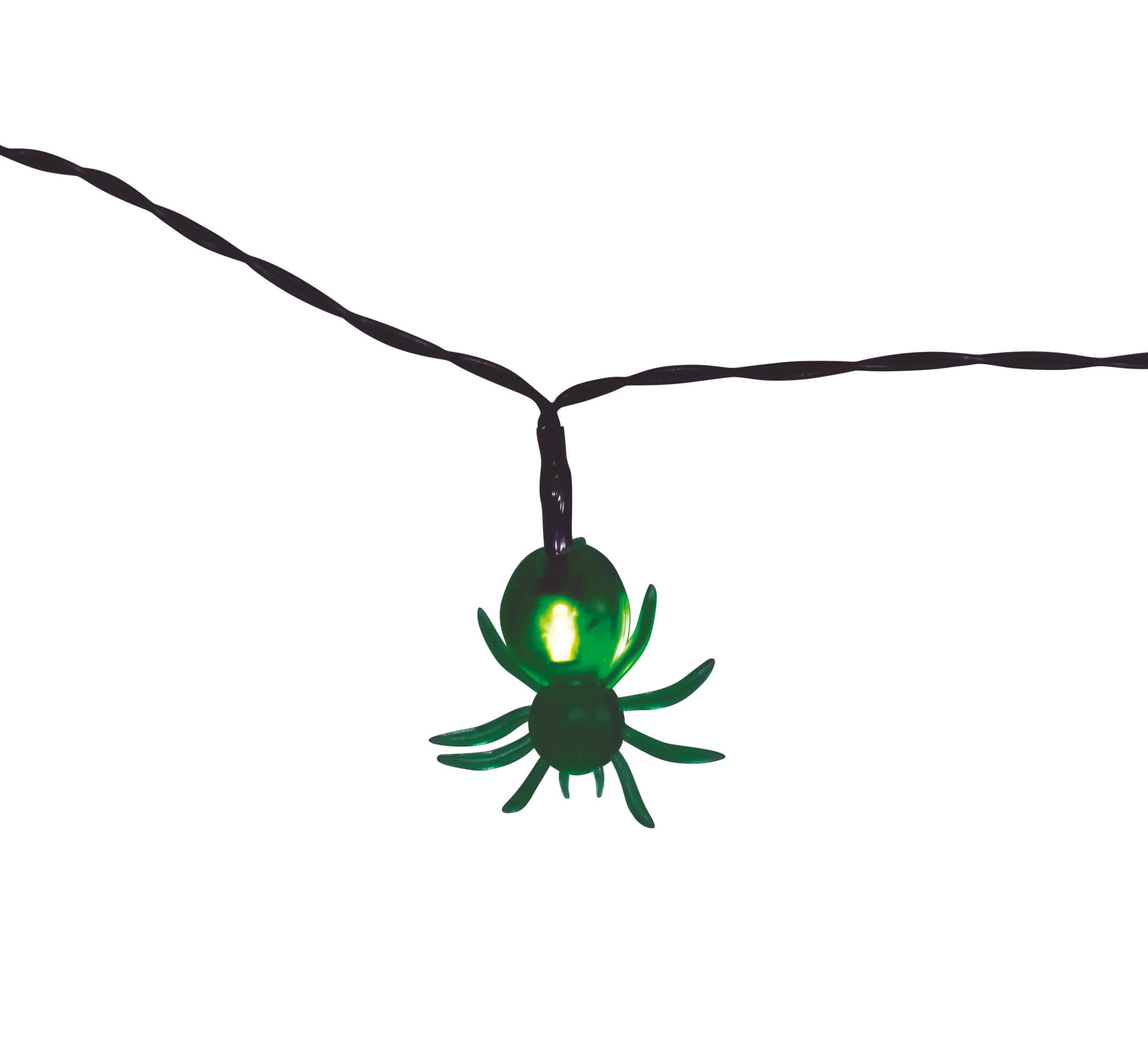 GP24101 – Tiere Halloween Girlande Spinnen – Farbe: Grün