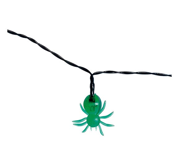GP24101 – Tiere Halloween Girlande Spinnen – Farbe: Grün