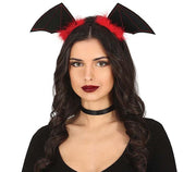 Fledermaus Flügel Stirnband Halloween, Bild 1