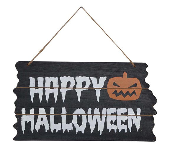 Happy Halloween Schild 34 x 19 cm