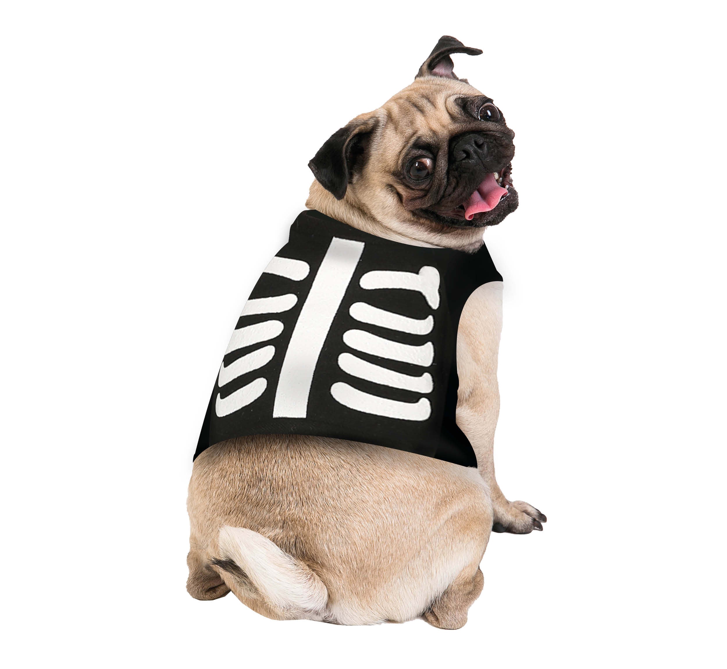 GP24109 – Skelett Haustier Outfit Halloween – Farbe: Schwarz