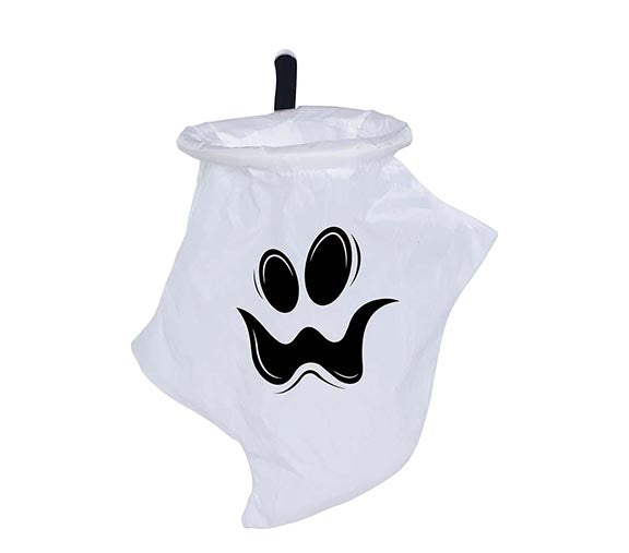 GP24124 – Gespenst Halloween Süßigkeiten Tasche – Farbe: Weiß