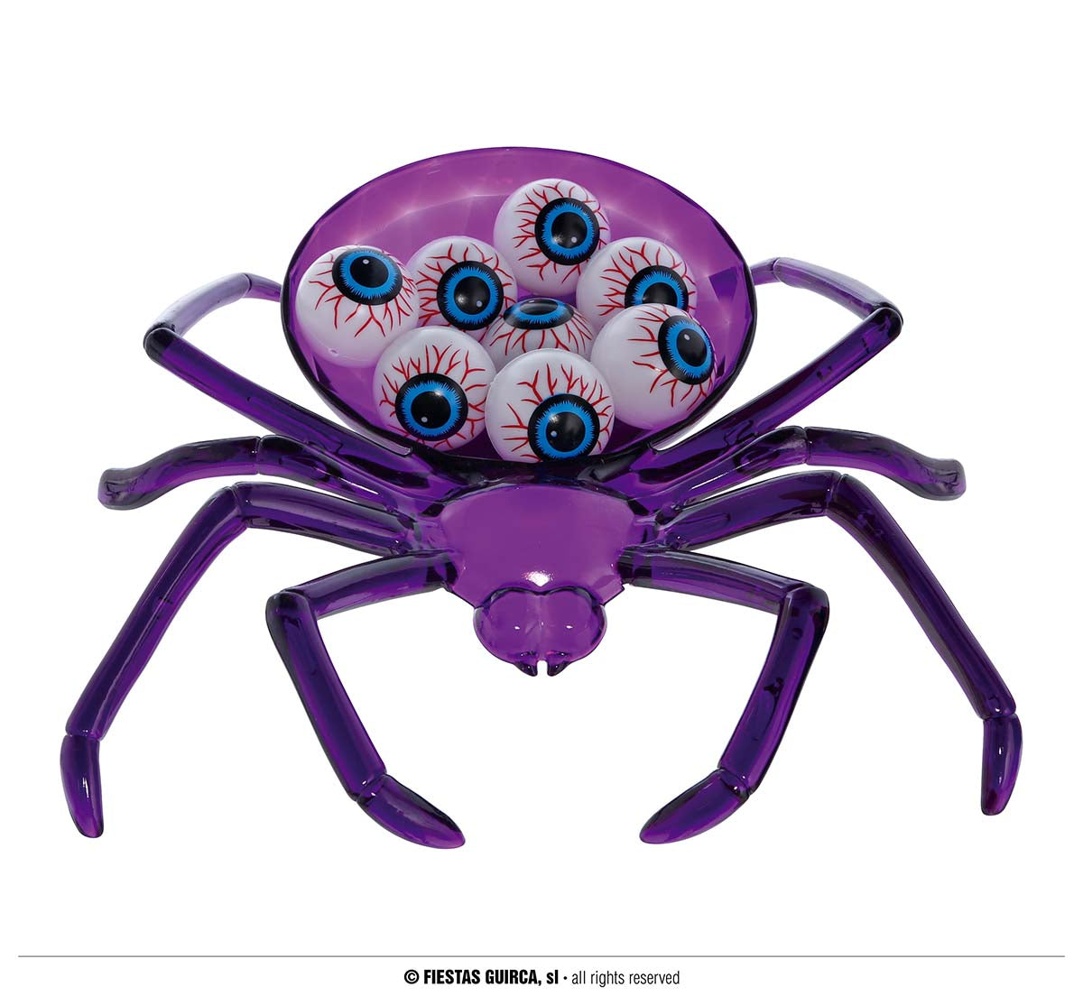 GP24125 – Halloween Set Gruselaugen Spinnen Dekoration – Farbe: Blau