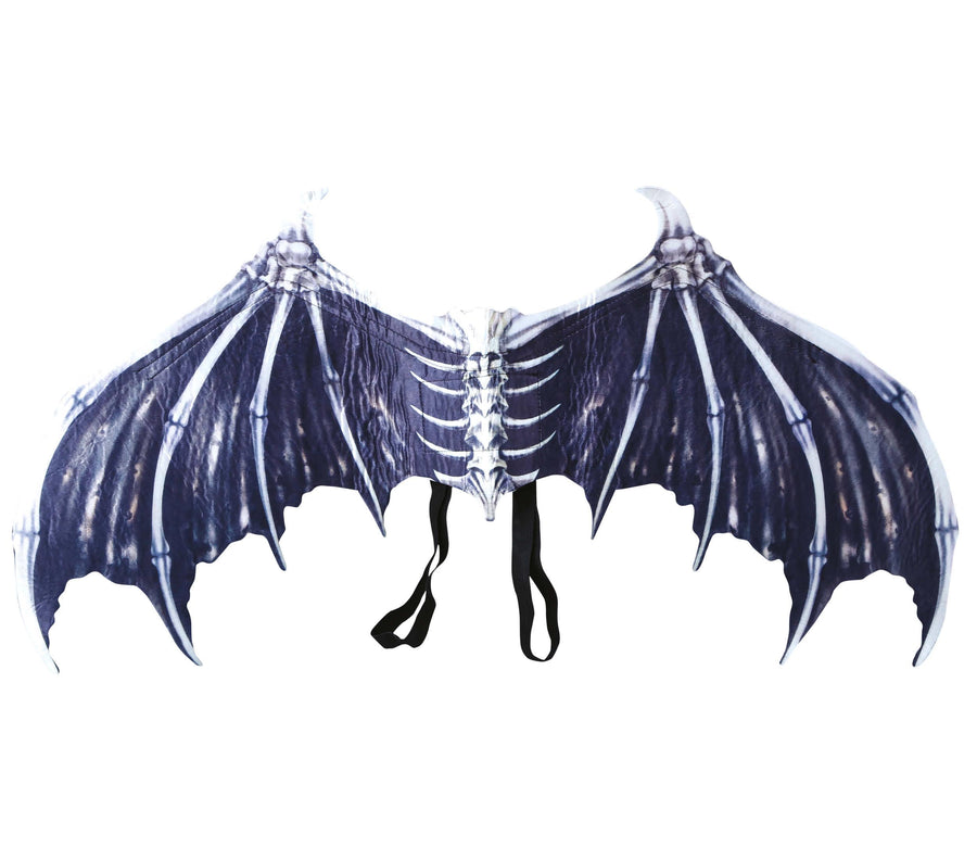GP24138 – Skelett Flügel Halloween Kostüm – Farbe: Schwarz, Ansicht 2