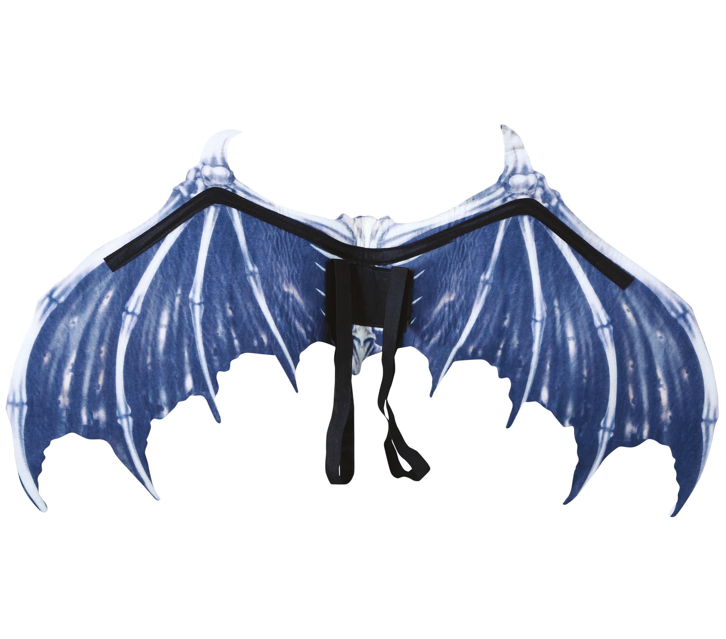 GP24138 – Skelett Flügel Halloween Kostüm – Farbe: Schwarz