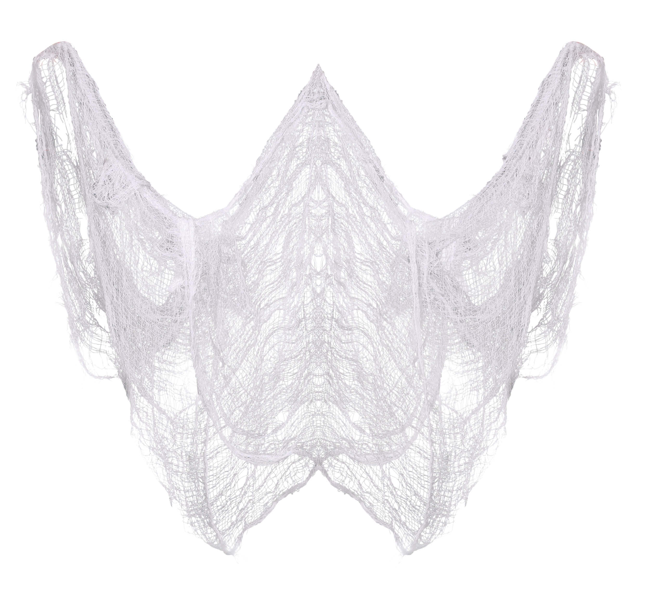 GP24165 – Halloween Spinnennetz Geisterhaus – Farbe: Weiß