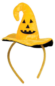 Zauberer Kürbis Hut Haarreif Hexenhut, Bild 2