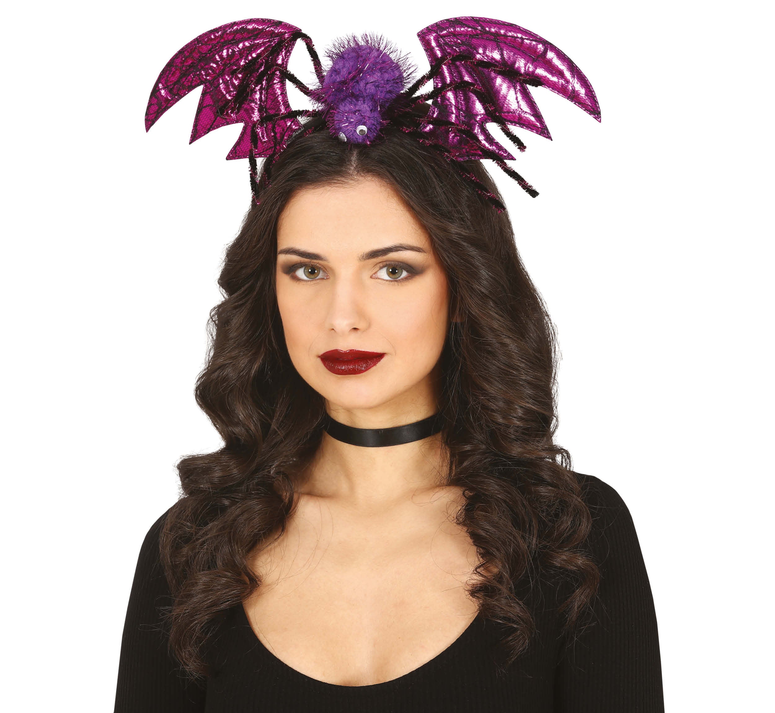 GP24179 – Fantasie Flügel Kopfschmuck Lila Tiara – Farbe: Lila
