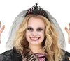GP24183 – Prinzessin Diadem Schwarz Schleier – Farbe: Schwarz