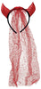 GP24184 – Dämon Stirnband Halloween Kostüm – Farbe: Rot