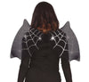 GP24185 – Tiermotiv Spinnennetz Fledermausflügel – Farbe: Schwarz