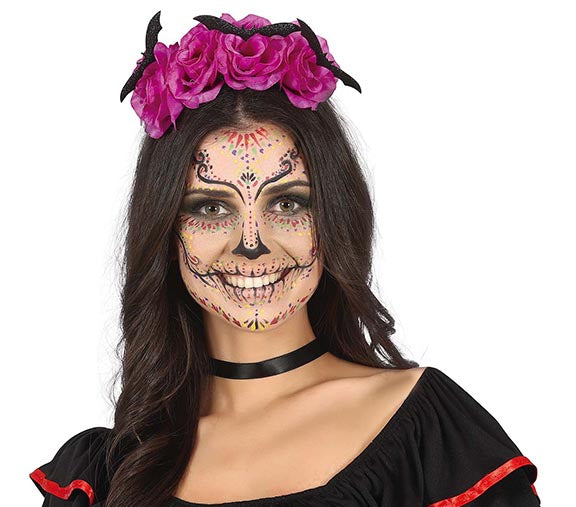 GP24190 – Halloween Fledermaus Tiara Festlich – Farbe: Lila