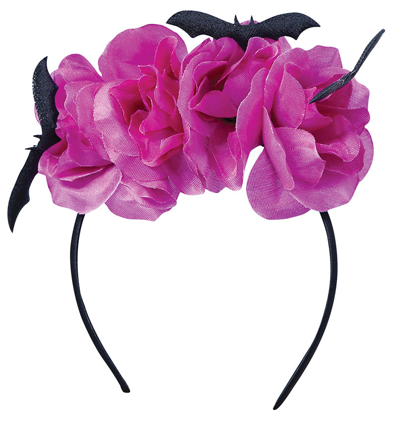 GP24190 – Halloween Fledermaus Tiara Festlich – Farbe: Lila, Ansicht 2