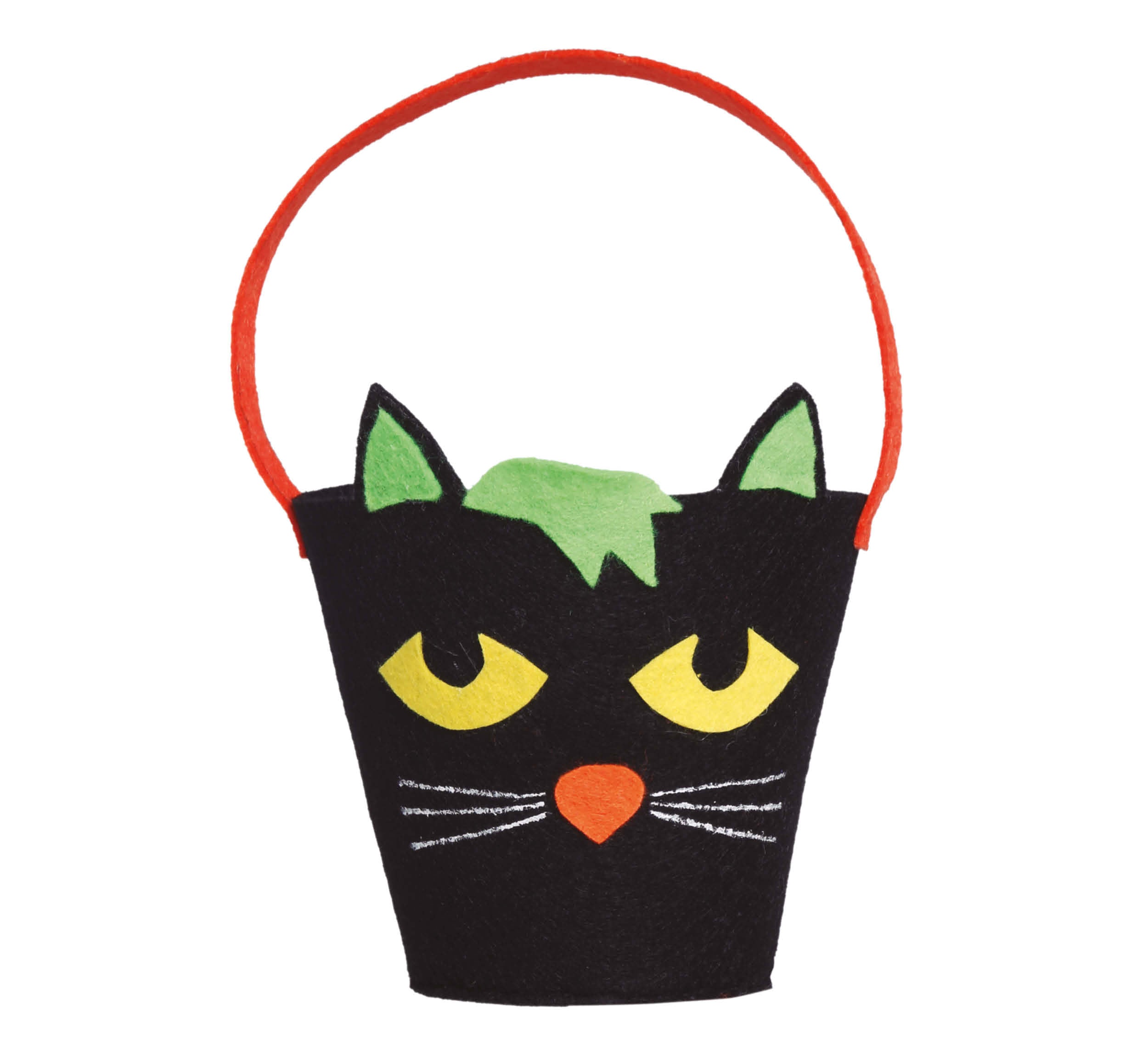 GP24208 – Katze Halloween Süßigkeiten Kübel Nacht – Farbe: Schwarz