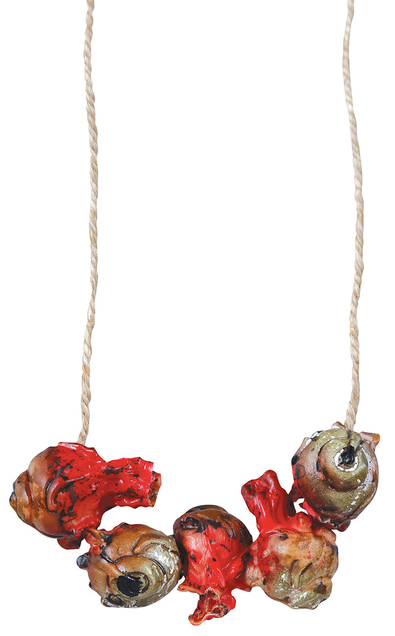 GP24215 – Voodoo Halloween Kette Blutige Augen – Größe: Standard