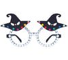 GP24219 – Hexe Glamour Brille Funkelnde Halloween – Farbe: Schwarz