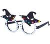 GP24219 – Hexe Glamour Brille Funkelnde Halloween – Farbe: Schwarz