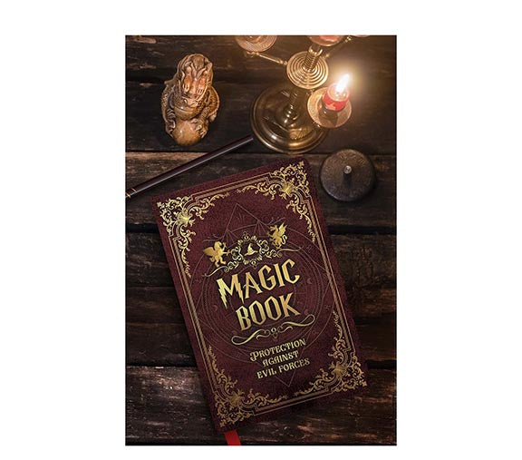 GP24244 – Magie Buch Hexerei Fantasy Halloween – Farbe: Braun
