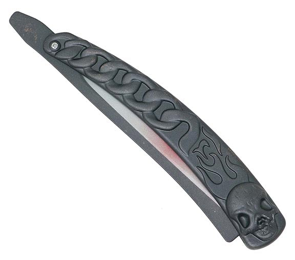 GP24272 – Clown Rasiermesser Halloween Requisit – Farbe: Grau