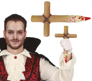 Vampirpfahl für Erwachsene 30 cm mit Kreuz, Bild 1