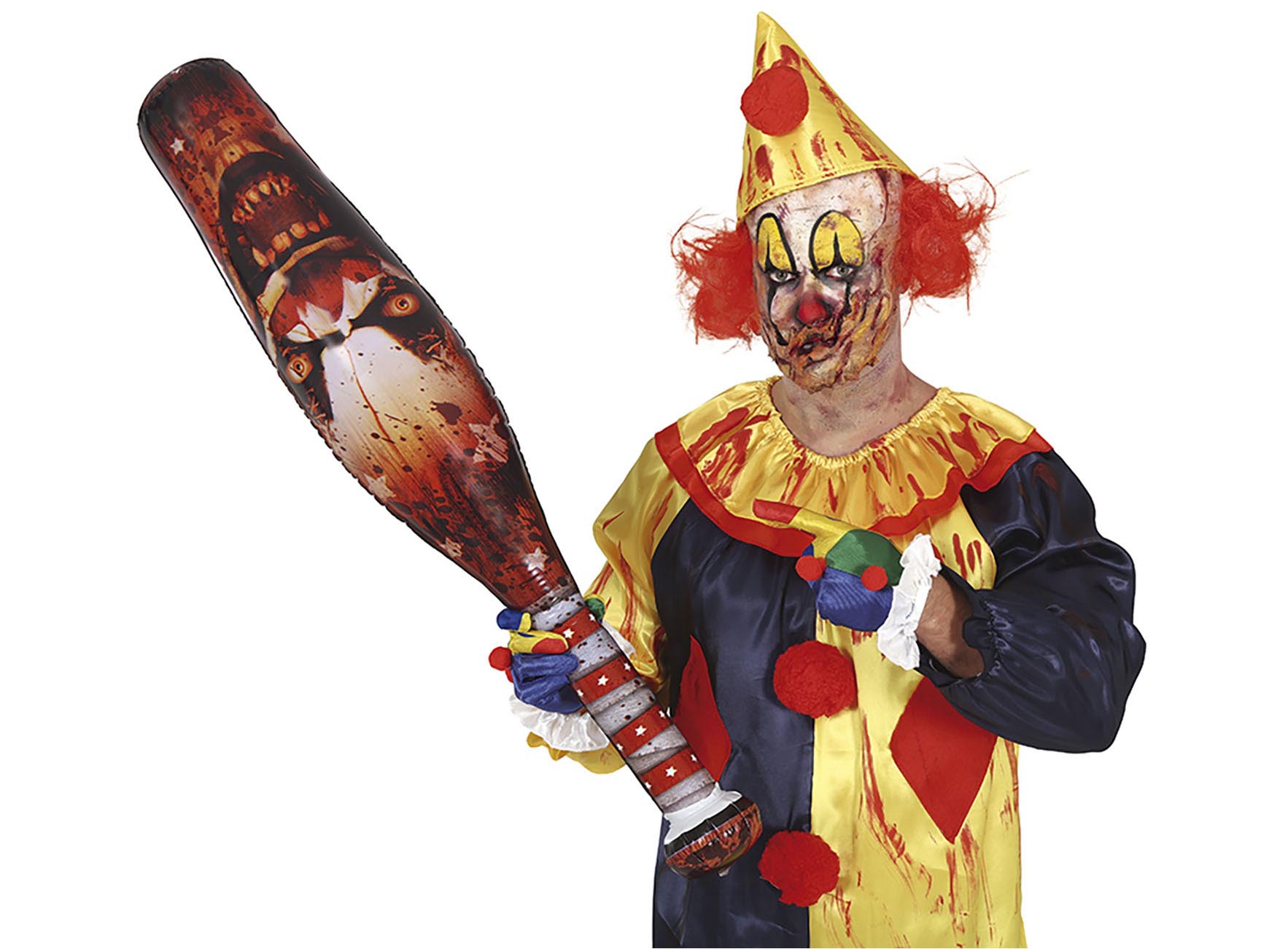 GP24327 – Clown Horror Kostüm Zubehör Gruselige – Farbe: Mehrfarbig