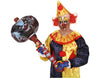 GP24328 – Clown Horror Hammer Halloween Kostümaccessoire – Farbe: Mehrfarbig