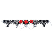 Gothic Halsband für Damen mit Totenköpfen, Bild 2