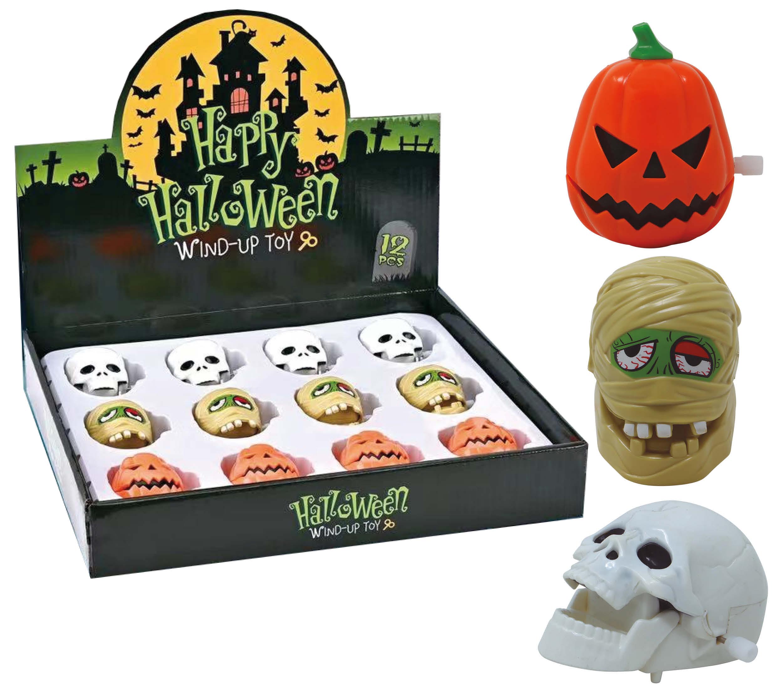GP24343 – Halloween Zombie Kürbis Schädel Beweglich – Farbe: Mehrfarbig