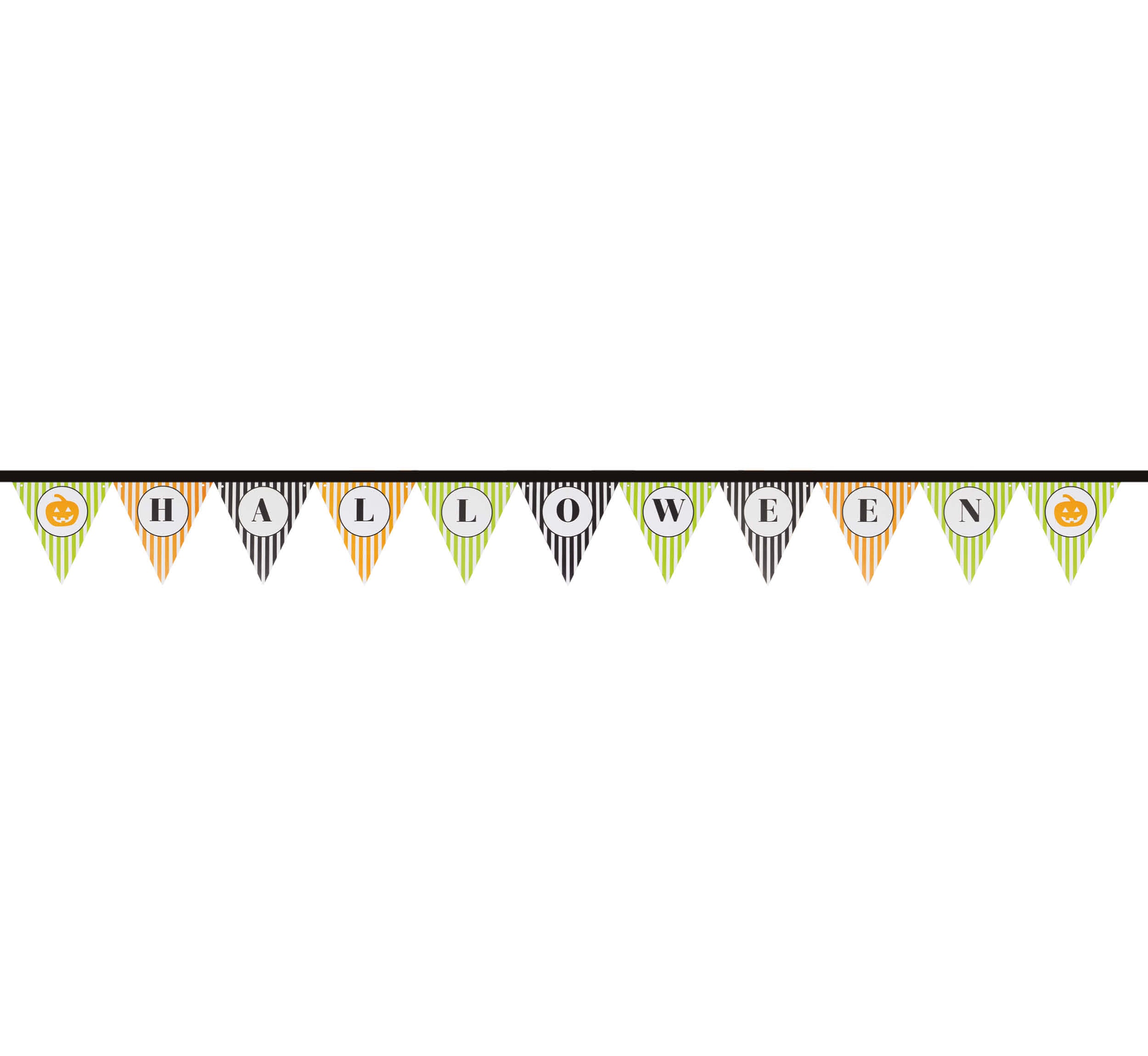 GP24364 – Halloween Deko Banner Wimpel Party – Farbe: Mehrfarbig