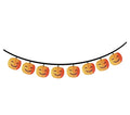 Kürbis Girlande 300 cm Halloween