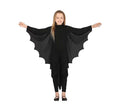 Fledermaus Umhang für Kinder 100 cm schwarz