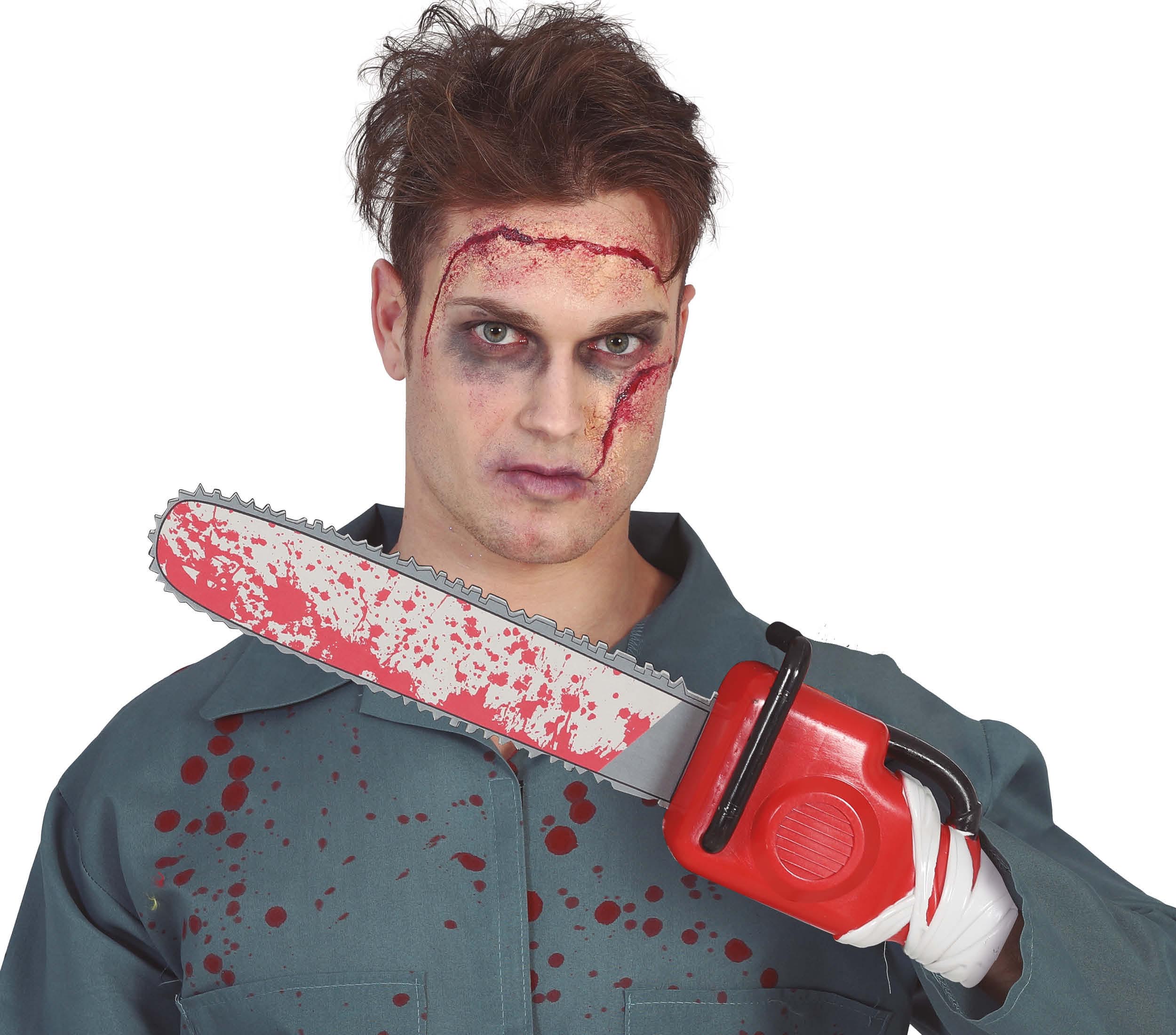 GP24378 – Halloween Untoter Kettensägen – Farbe: Grau