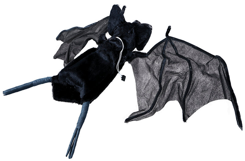 GP24385 – Fledermaus Halloween Dekoration Schwarz – Farbe: Schwarz