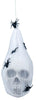 GP24395 – Skelett Kopf Spinnennetz Dekoration – Farbe: Weiß