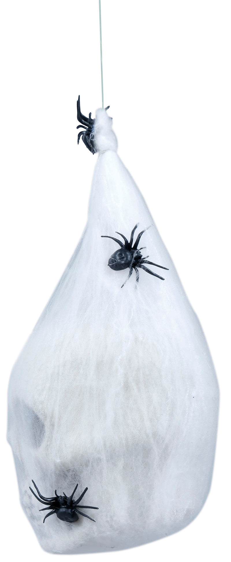 GP24395 – Skelett Kopf Spinnennetz Dekoration – Farbe: Weiß