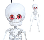 Skelett Halloween Dekor Dickkopf Hängehängefigur, Bild 1