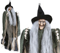Hexe Hängefigur 50 cm Halloween Deko