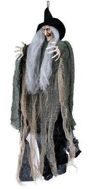 Hexe Hängefigur 50 cm Halloween Deko, Bild 2