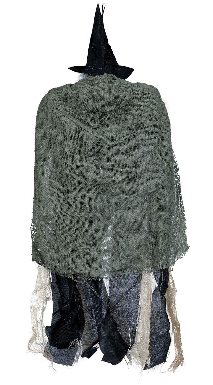 GP24416 – Hexe Halloween Dekoration Figur – Farbe: Grau