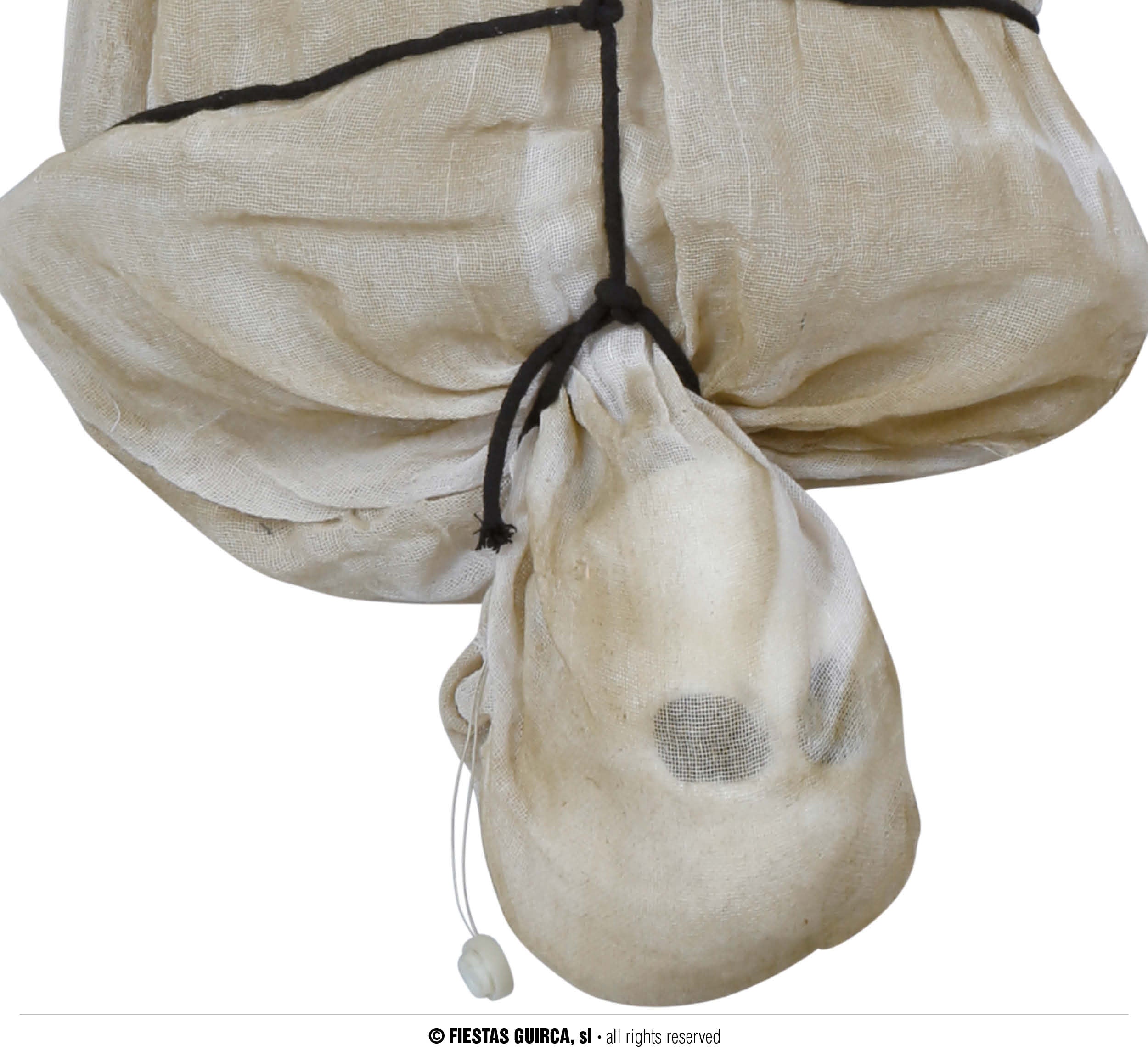 GP24427 – Skelett Halloween Hängefigur Gruseldeko – Farbe: Weiß