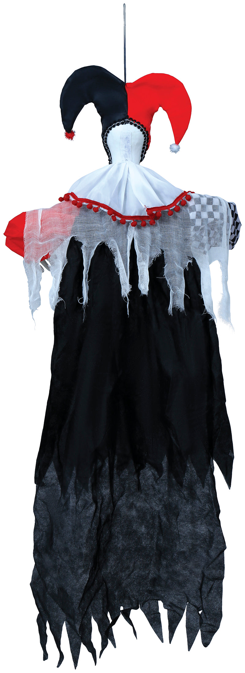 GP24466 – Clown Horror Figur Halloween Dekoration – Farbe: Schwarz