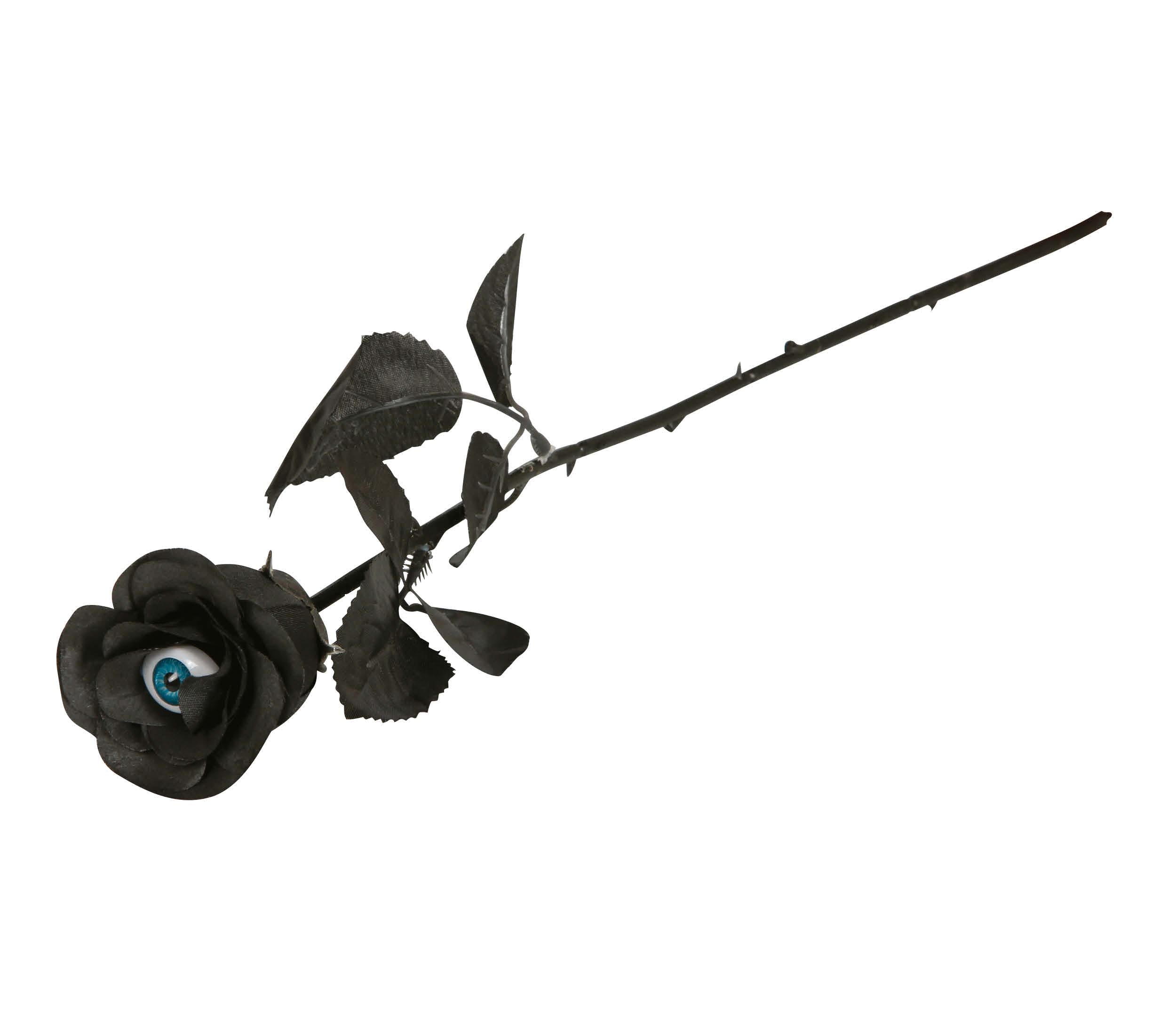 GP24478 – Halloween Rose Mit Geheimnisvollem Auge – Farbe: Schwarz