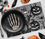 Halloween Tischset 30 x 45 cm schwarz, Bild 1