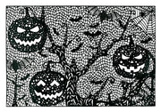Halloween Tischset 30 x 45 cm schwarz, Bild 6
